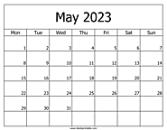 May 2023 Calendar with Holidays: Plan Your Celebrations in Advance
