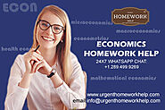 Economics assignment help. Economics problem solver online