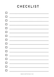 Daily Checklist Template for Housekeeping, Office Cleaning, Hospital Administrator