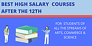 HIGH SALARY COURSES AFTER THE 12TH