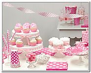 Pink Dots PartyWare - PartyWorld Costume Shop