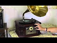 My New PYLE Vintage PVNP4CD Record Player and mp3 Recorder