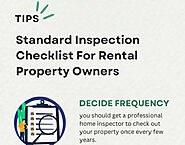 Standard Inspection Checklist For Rental Property Owners