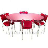 RETRO CAFÉ TABLES AND CHAIRS