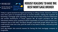 Robust Reasons To Have The Best Mortgage Broker