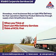 What is Last Mile Delivery Service? | by Riddhi Corporate Services Limited | Nov, 2022 | Medium