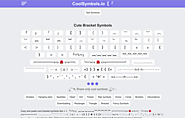 Cool Bracket Symbols 『••✎••』