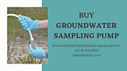 Buy Model 415 12V Groundwater Sampling Pump