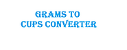 Grams to Cups Converter - Math Auditor