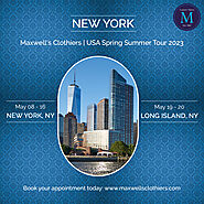 Maxwell's Clothiers is in New York from the 8th to the 20th of May!