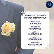 Maxwell's Clothiers Summer 2023 USA Tour!