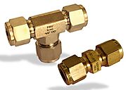 Brass Compression Fittings - Double Ferrule and Single Ferrule.