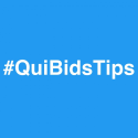 Bidding tips from QuiBidders on Twitter