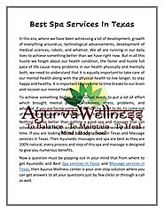 Best Spa Services In Texas