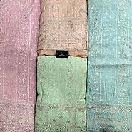 Dyed Fabrics With Border Archives - Divasaa