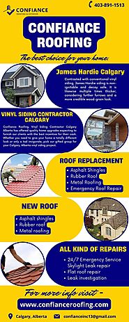 James Hardie Calgary | Vinyl Siding Contractor Calgary- Confiane Roofing – Confiance Roofing