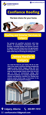 James Hardie Calgary | Roofing and Exterior Services Calgary - Confiance Roofing