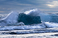 Add Some Art to Your Home Iceberg in Wave Oil Paintings