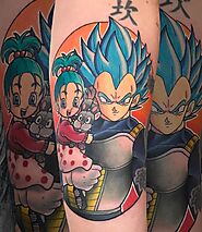 Vegeta Tattoo Ideas and Designs For Men and Women