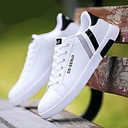 IELGY Little White Sneakers Men's Summer Trend Casual Shoes