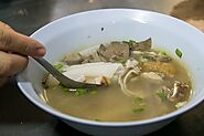 Thai Rice Noodle Soup (Kuay Jab Nam Sai)