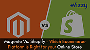 Comparison between Magento and Shopify for best Ecommerce Platform - Wizzy Site Search Solutions