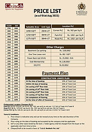 Look price of 2 bedroom in Civitech Strings -Price List 2023