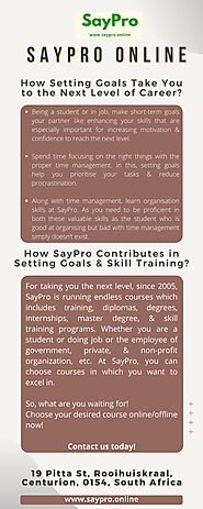 Where can I find the best online courses in South Africa? | Saypro Online