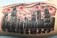 Unique Chicago Skyline Tattoo Ideas and Designs