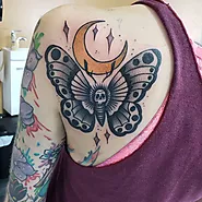 Death Moth Tattoo Design Ideas With Meanings