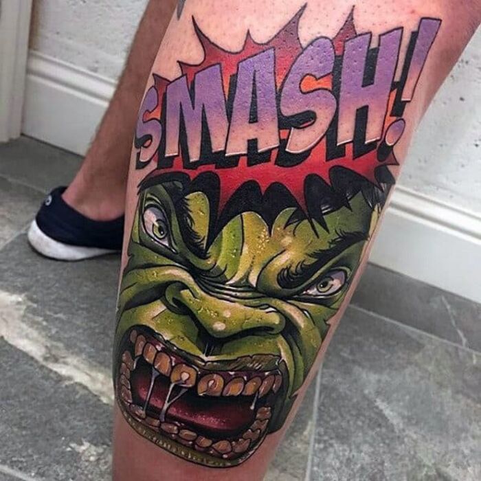37 Small Tattoo Ideas For Big Avengers Nerds  Sleeve tattoos Hand tattoos  Hulk tattoo
