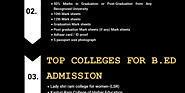 Direct Admission in B.ED