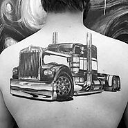 Truck Tattoos - Ideas and Designs Fit For A Road King - Trucker Tattoos