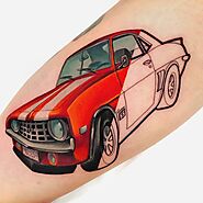 Unique Chevy Tattoos Designs and Ideas - Chevy Bowtie Tattoo