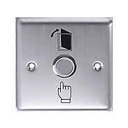 Exit push button - Metal - Square - Access Control Accessories - Biot