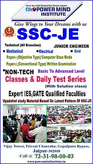 Are You Looking for the Best SSC JE Coaching in Jaipur- Power Mind Institute