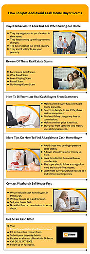 Infographics: How to Avoid Cash Home Buyer Scammers