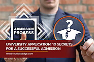 University Application: 10 Secrets for a Successful Admission | Top Class Edge Learning