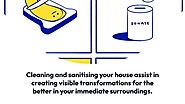 Top home sanitization method for a clean home