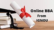 How many courses are there in the online IGNOU MBA?