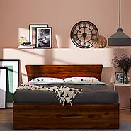 Buy Teak Wood Bed Online at Prices from Rs 17500| Wakefit