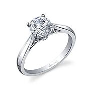 Solitaire Engagement Rings and Side Stone Diamond Rings in NY, MA