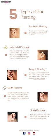 5 Types of Ear Piercing