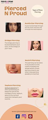 Types of Nose Piercing