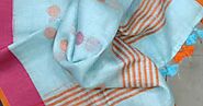 Linen by Linen Weaving Buta Designer Dupatta for Girls & Women