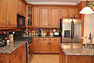 Brown Kitchen Cabinets Design Ideas With Granite Top