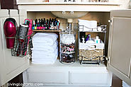Quick Bathroom Organization Ideas | Before and After Photos