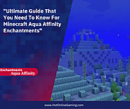 What is Minecraft Aqua Affinity Enchantment and how to do it