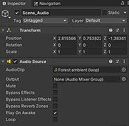 How to play an Audio clip in Unity