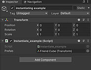 How to Instantiate a Prefab in Unity